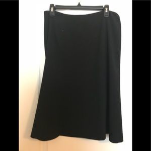 Super dressy flared black skirt.